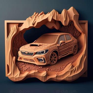 3D модель Subaru WRX (STL)